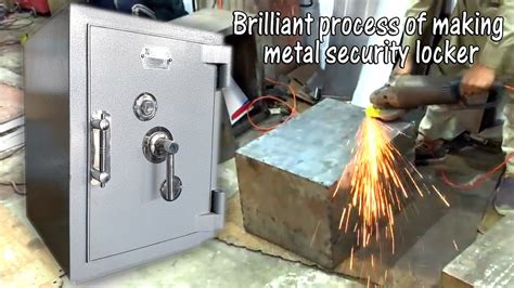 The amazing process of making metal security locker 